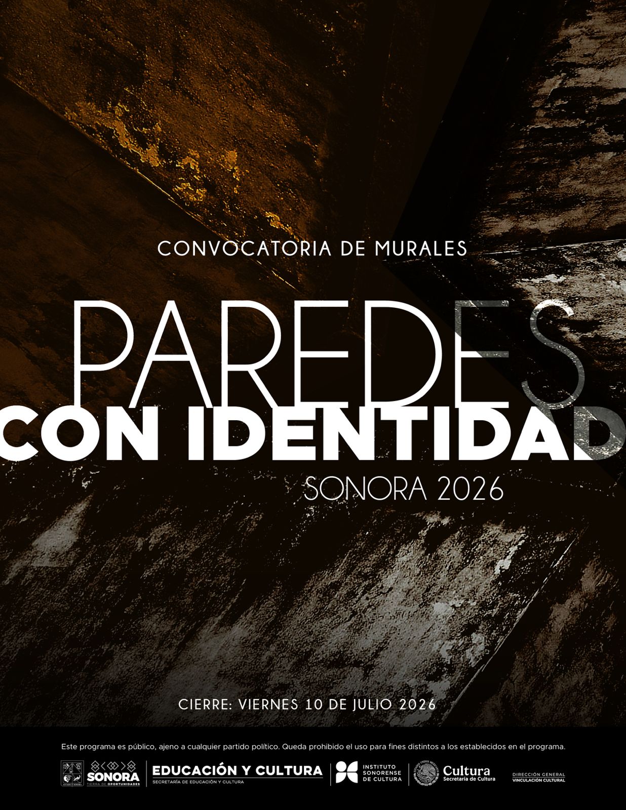 Invita Gobierno de Sonora a participar en “Paredes con Identidad”
